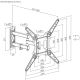 MACLEAN TV OR MONITOR MOUNT, UNIVERSAL, MAX VESA 400X400, 23-55", 30KG, BLACK MC-701N