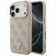 Guess 4G Triangle Logo MagSafe Case for iPhone 17 Pro - Rose Gold