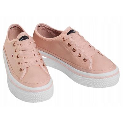 3. Tommy Hilfiger Glitter Detail Flatform Sneaker W FW0FW05013