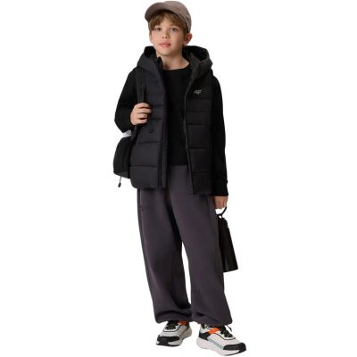 7. Boy's longsleeve t-shirt 4F M459 deep black 4FJWMM00TLONM459 20S