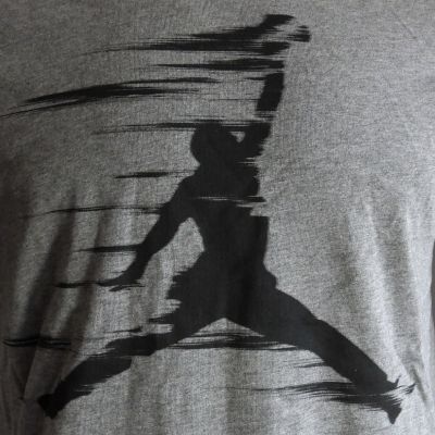 6. Men's Air Jordan MVP Jumpman Crew T-shirt Gray - FZ1919-091