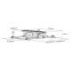 39. MACLEAN ELECTRIC CEILING TV MOUNT MC-880