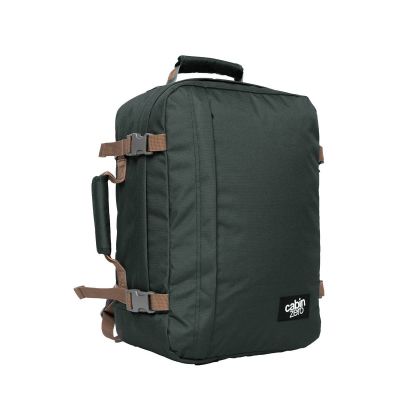 2. CabinZero Classic 2-in-1 36L Travel Backpack, Dark Green – CZ171801