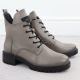 4. Women's insulated gray worker boots Vinceza 58609