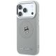 2. Karl Lagerfeld Point & Choupette Sketch MagSafe Case for iPhone 18 Pro Max / 17 Pro Max - Gray
