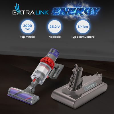 12. Battery for Dyson V10 vacuum cleaner 25.2V 3000mAh