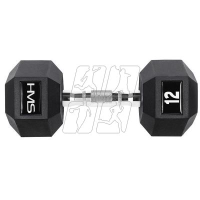 11. HMS HEX PRO 12 kg dumbbell