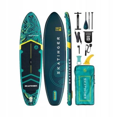 SUP SKATINGER board Prana Lava Green 350x89x15 cm