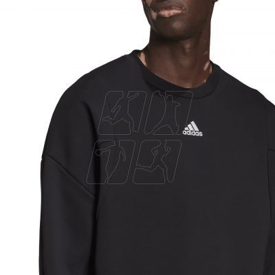 3. Adidas Studio Lounge Fleece Sweater M HB6559