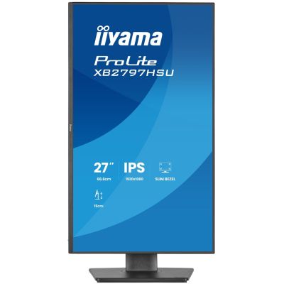 23. iiyama ProLite XB2797HSU-B1 computer monitor 68.6 cm (27") 1920 x 1080 px Full HD LED Black