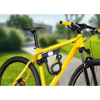 7. U-LOCK BIKE LOCK + CABLE 10X1200mm DUNLOP