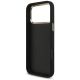 7. Guess Fixed Glitter Big 4G Metal Frame case for iPhone 17 Pro Max - black