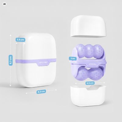 11. Spokey LIFTY double massager with cooling function