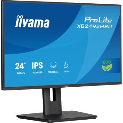 41. iiyama ProLite 24-inch Full HD IPS panel with narrow bezels, energy class B, adjustable height