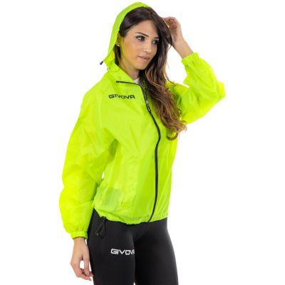 8. Givova Rain Basico Fluo jacket RJ001 0019