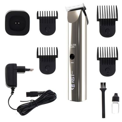 10. Adler AD 2834 Hair Clipper Silver