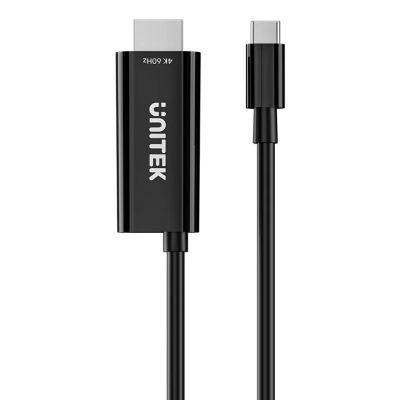 4. UNITEK USB-C - HDMI CABLE 4K60HZ WITH PD PORT 100W M/M