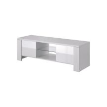 TV cabinet WEST 42/130/42 white/gloss white