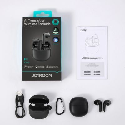 8. Joyroom JR-FB1 Funpods Bluetooth 6.0 In-Ear TWS Wireless Headphones with AI Functions - Black