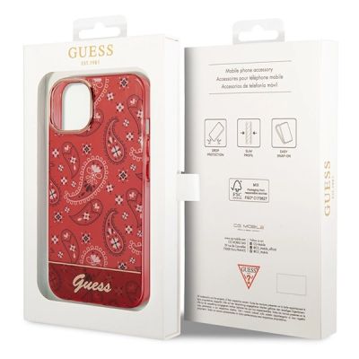 8. Guess GUHCP14SHGBNHR iPhone 14 6.1" red/red hardcase Bandana Paisley