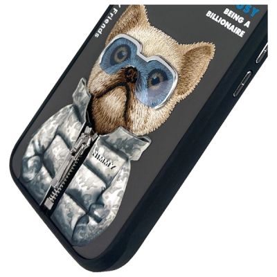 7. Nimmy Cool&Cute 2.0 Dog Case for iPhone 16 - Black