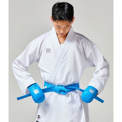9. Karate gloves - Mitts 2 BLUE WKF | MOOTO