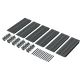 7. GARDEN BED EDGE BASE WOOD 6 ELEMENTS ANTHRACITE
