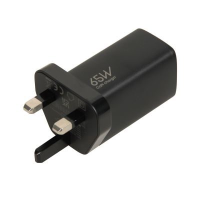 6. I-BOX C-65 GAN PD65W WALL CHARGER CABLE, BLACK