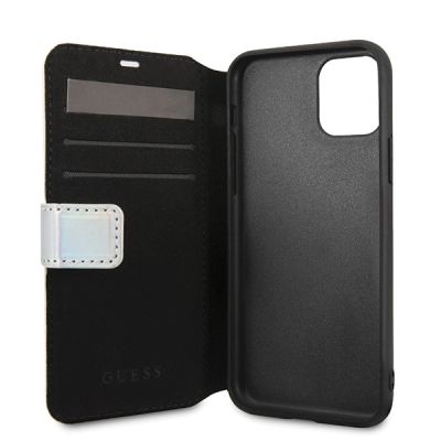 3. Guess GUFLBKN65BLD iPhone 11 Pro Max silver/silver book Iridescent