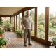 12. Folding walking stick (silver)