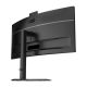 17. AOC monitor 86.3 cm (34") CU34E4CW 21:09 2xHDMI+DP+USB-C+Webcam Curv.