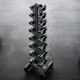 2. CHD DUMBBELL SET 2 x 1 - 8 KG (72 KG) + STR36 HMS RACK
