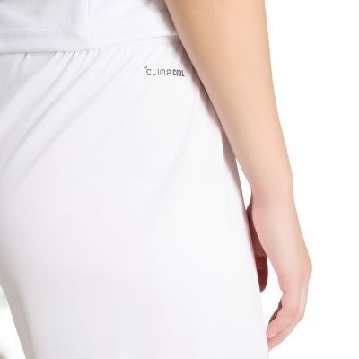 5. adidas Entrada 26 Women's White Shorts JZ2537