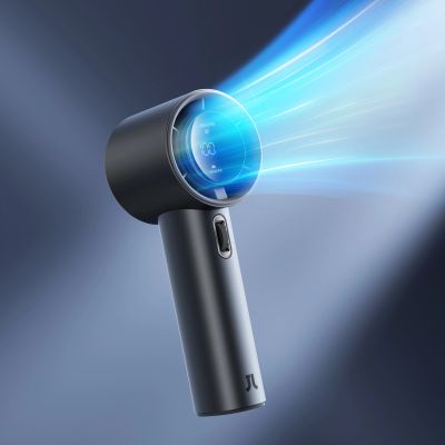 3. Jisulife Handheld Fan Pro1 S 5000mAh FA53PRO Mini Blower Portable USB Metal Fan - Dark Gray