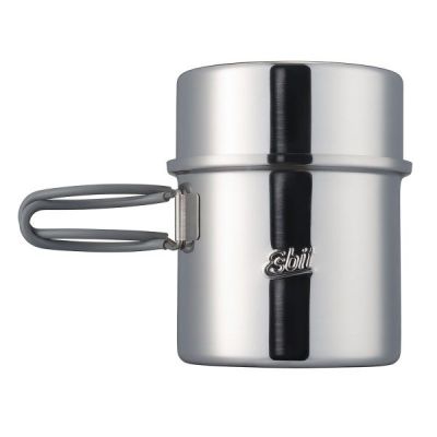 Esbit stainless steel pot with a capacity of 1 liter