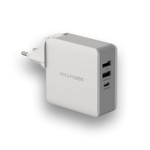 RealPower DeskCharge-65 Travel Universal Gray AC Internal