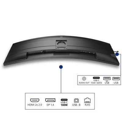 5. Philips 5000 series 49B2U5900C/00 computer monitor 124 cm (48.8") 5120 x 1440 px Dual QHD LCD Black