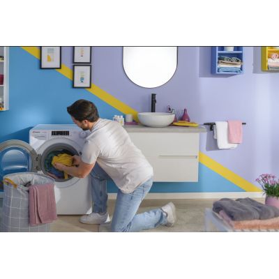 64. Candy Smart Pro Inverter CO 474TWM6/1-S Washing Machine Front Load 7 kg 1400 RPM White