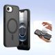 7. Dux Ducis Lawa Leather Case for iPhone 16e / 17e with Detachable Magnetic Wallet - Black