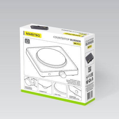 3. Single-burner electric stove 1000W MR-771-1 MAESTRO