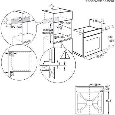 5. ELECTROLUX LOX8P87WZ Oven