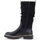 3. Women's warm, ruffled boots, black M.Daszyński SA259-