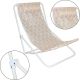 6. FOLDABLE BEACH CHAIR WITH HEADREST, ORANGE
