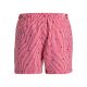 3. Jack&Jones men's JWHARUBA SWIM PRINTS SHORTS 12206537 TRUE RED STRIPES