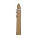 Light brown recycled leather strap, 20 mm wide