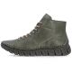 9. Women's ankle boots, green, insulated, Rieker 57501-54