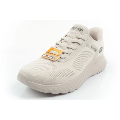 9. Skechers Bobs Squad Chaos SLIP-INS ecru men's sneakers