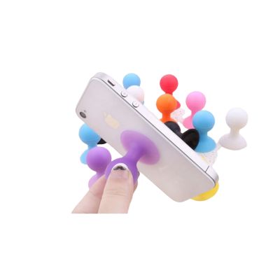 4. Phone holder with a round head - purple