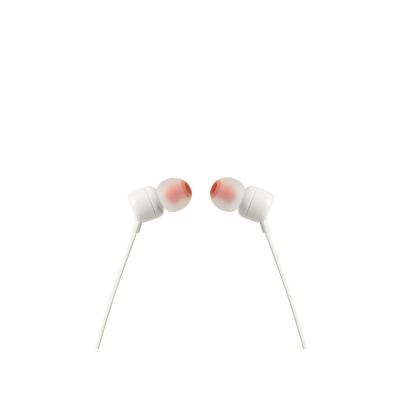 6. JBL T110 headphones (white, with microphone)