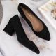 12. Sergio Leone W SK358A black high heel pumps 